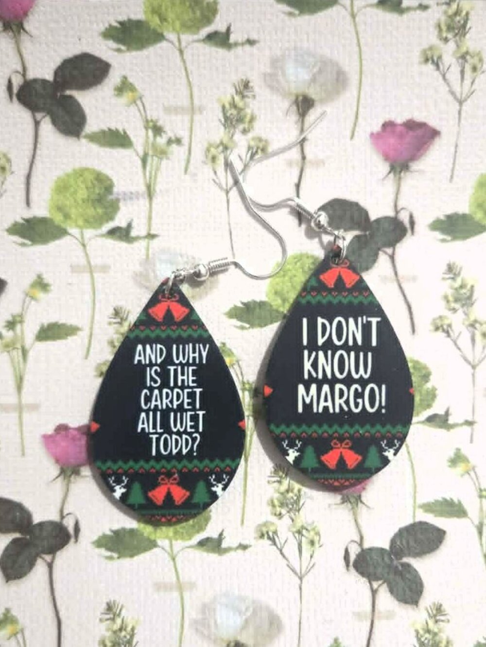 Christmas Vacation: Why is the Carpet Wet & Margo Hypoallergenic Earrings